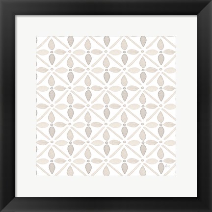 Framed Garden Getaway Pattern XIIB Print