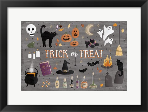 Framed Haunted Halloween III Print