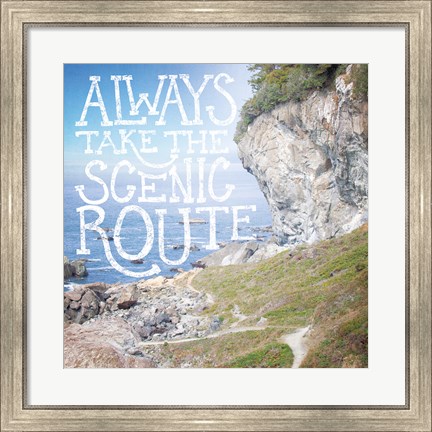 Framed Coastal Adventures II Print