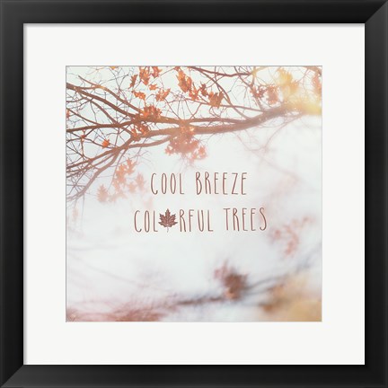 Framed Autumn Calling II Print