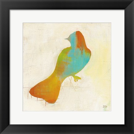 Framed Flight Patterns Bird IV Print