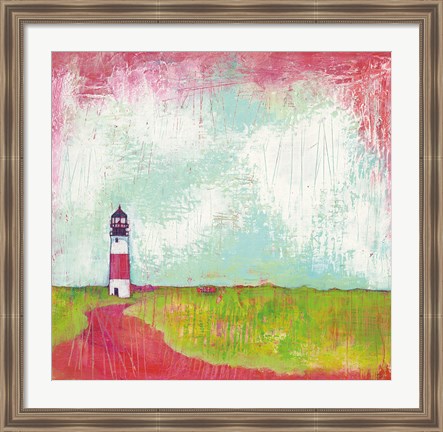 Framed Cloudy Light II Print