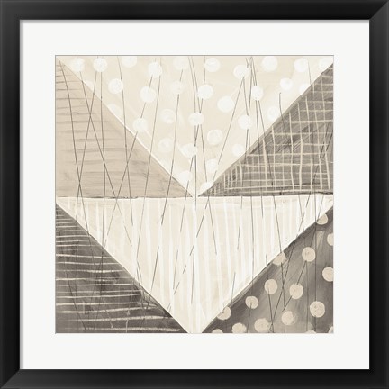 Framed Modern Americana IX Neutral Print