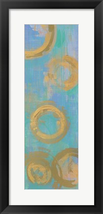 Framed Golden Circles Print