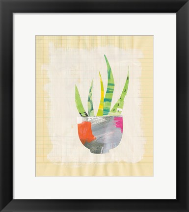 Framed Collage Cactus VIII Print