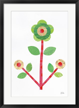 Framed Flower Power I Print