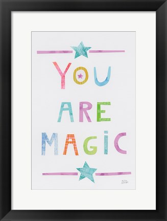 Framed Unicorn Magic V Print