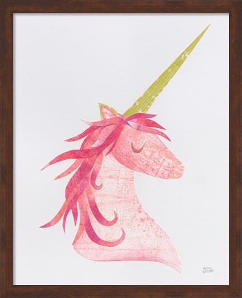 Framed Unicorn Magic I Print