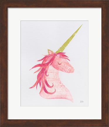 Framed Unicorn Magic I Print