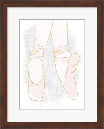 Framed On Pointe II Print