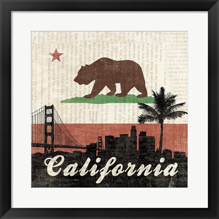 Framed California Print