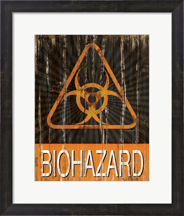 Framed Biohazard Print