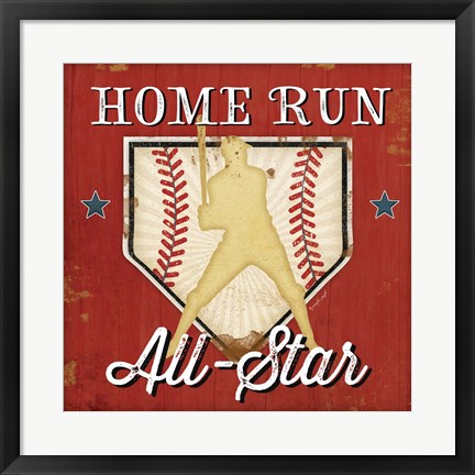 Framed Home Run Print