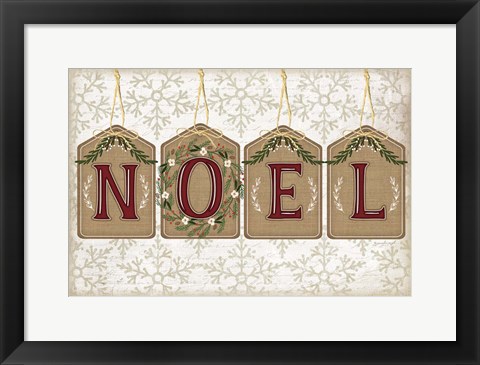 Framed Noel Print