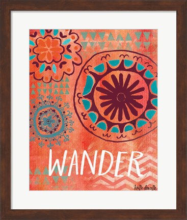 Framed Bohemian Wander Print