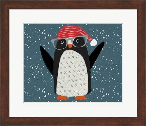 Framed Hip Penguin Print