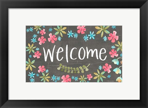 Framed Welcome Print