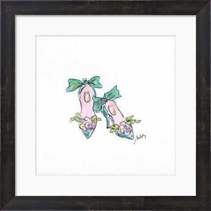 Framed Two Shoes Print