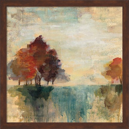 Framed Landscape Monotype II Print