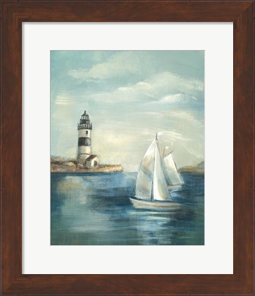 Framed Northeastern Breeze I Print