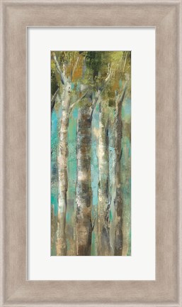 Framed April Birch Forest Panel II Print