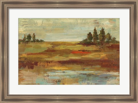 Framed Spring Fields Print