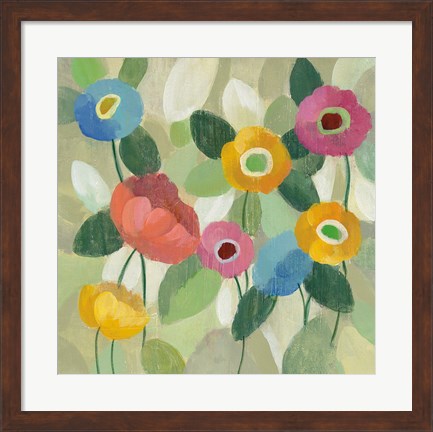 Framed Fairy Tale Flowers II Print