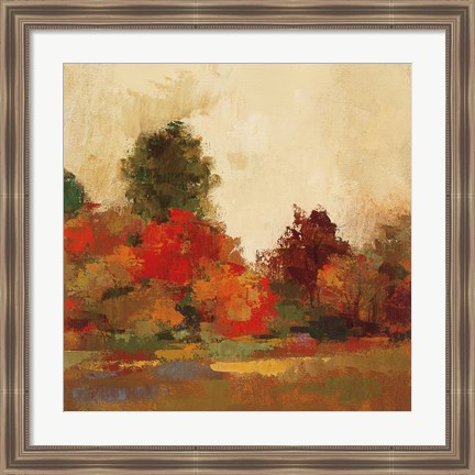 Framed Fall Forest III Print