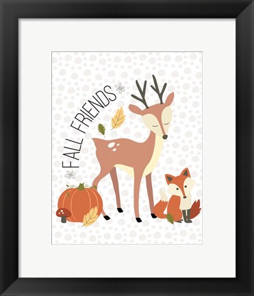 Framed Fall Friends Print