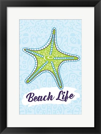 Framed Beach Life Print