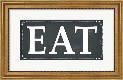 Framed Eat Print