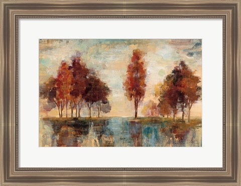 Framed Field and Forest Print