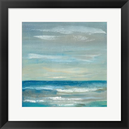 Framed Early Morning Waves II Print