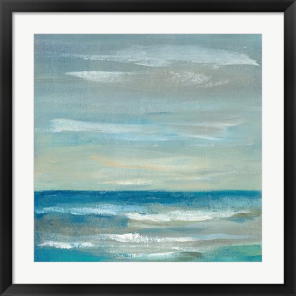 Framed Early Morning Waves II Print