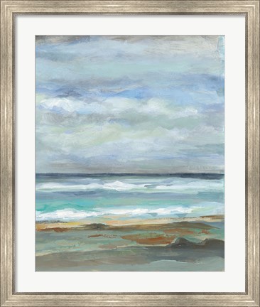 Framed Seashore VIII Print