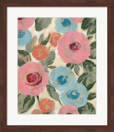 Framed Parisian Floral III Print