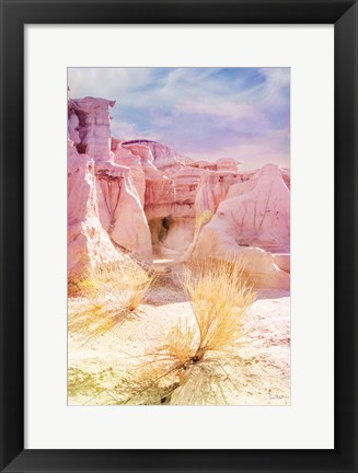 Framed Bisti Badlands Desert Sculpture II Print