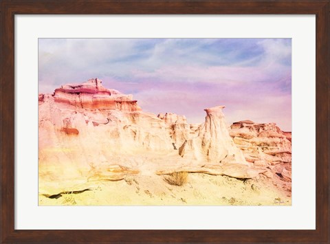 Framed Bisti Badlands Desert Wonderland III Print