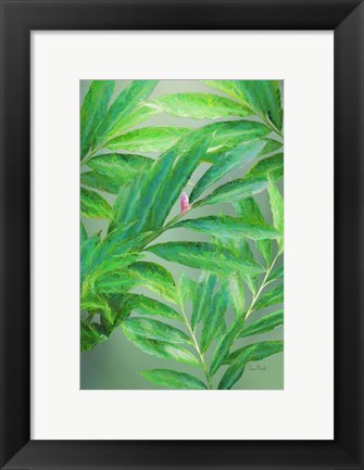 Framed Tropical Leaves IV Print