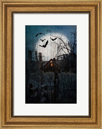 Framed Spook House Print