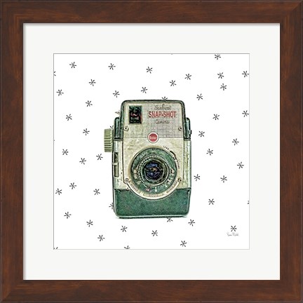 Framed Vintage Camera Print