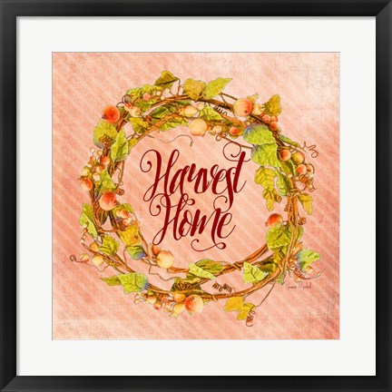 Framed Harvest Home Print