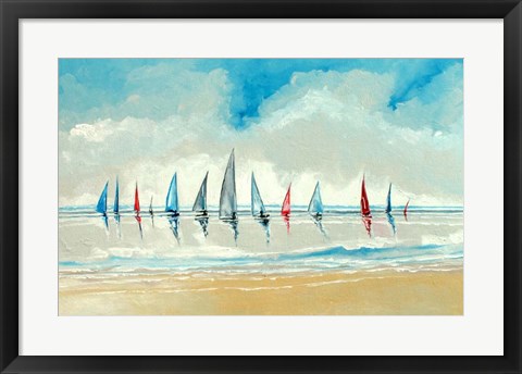 Framed Boats IV Print