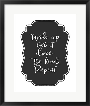 Framed Get It Done Print