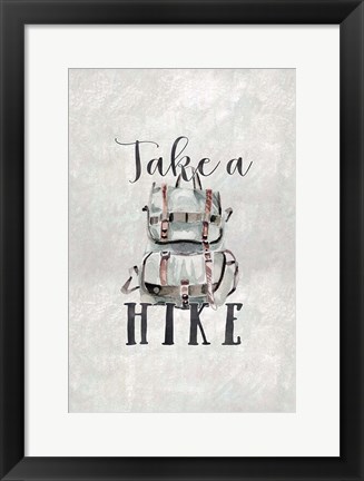 Framed Take a Hike Print