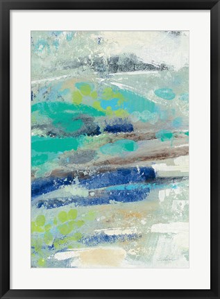 Framed River Whirlpool v2 III Print