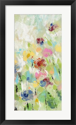 Framed Springtime Meadow Flowers III Print