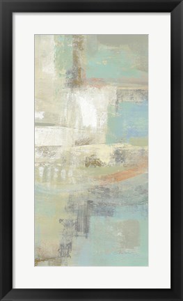 Framed Shades of Celedon III Print