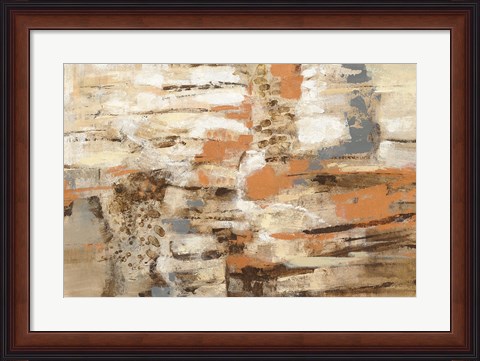 Framed Copper and Wood Print