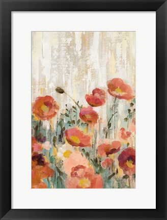 Framed Sprinkled Flowers III Spice Print